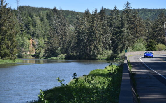 Clayton Franke / The Daily World
Cascade Natural Gas Corporation’s pipeline expansion project, set for this summer, will cross the Wishkah River 10 feet below the riverbed and land at 2852 Wishkah Road.