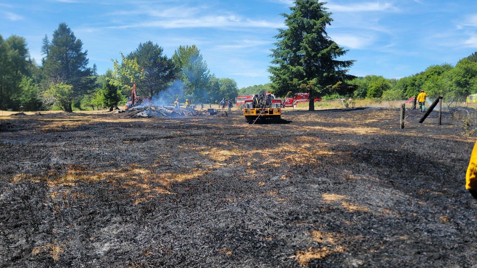 Grays Harbor Fire District 2
Grays Harbor Fire District 2 put down a small wildfire on Sunday.