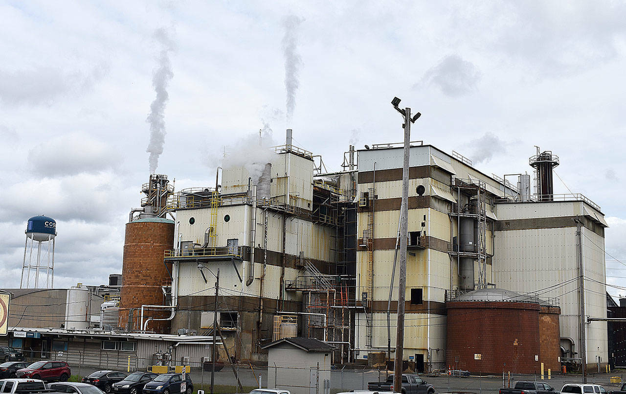 The Daily World file photo
The Cosmo Specialty Fibers in Cosmopolis before a temporary shutdown of operations in April of 2020.