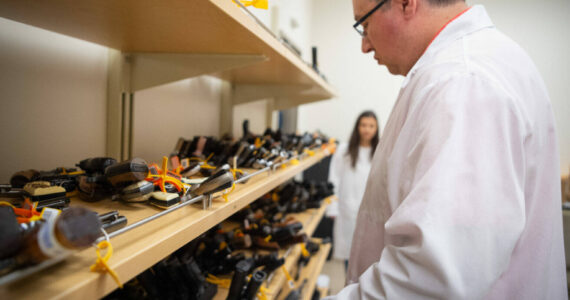 Washington State Patrol
Washington hopes to make strides to reduce a backlog of forensic firearms tests.