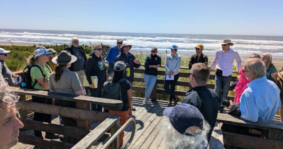 John Shaw
Washington State Parks commissioners recently toured South Beach state parks.