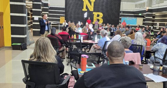 North Beach School District photos
Washington State Superintendent Chris Reykdal visited North Beach School District for its annual back-to-school kick off.