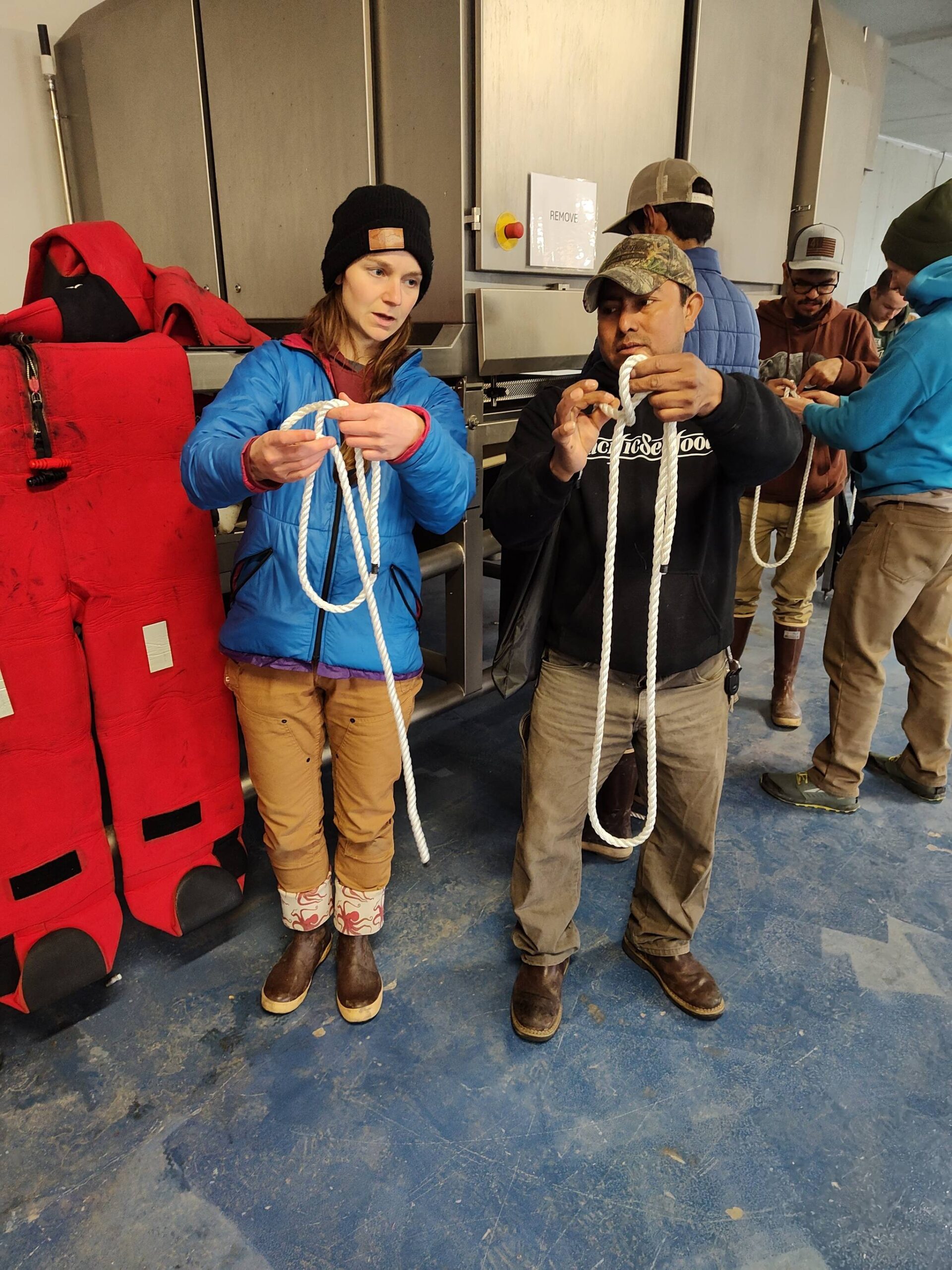 Participants of the Washington Fishermens Convention will have opportunities to network as well as practice practical skills.