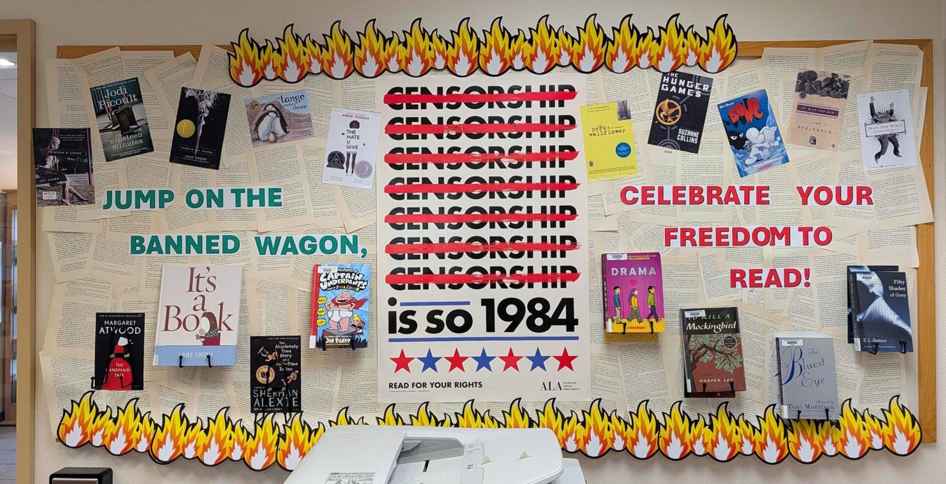 Ocean Shores Public Library
The Ocean Shores Public Library is celebrating Banned Books Week, as evidenced on their bulletin board.