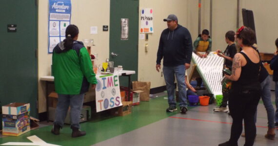 Andrea Watts/The Daily World
On Saturday, the McCleary Wildcat Boosters held their annual Fall Carnival at the McCleary School that was open to the community. Activities attendees could participate in included a cake walk, silent auction, carnival games and a haunted library.