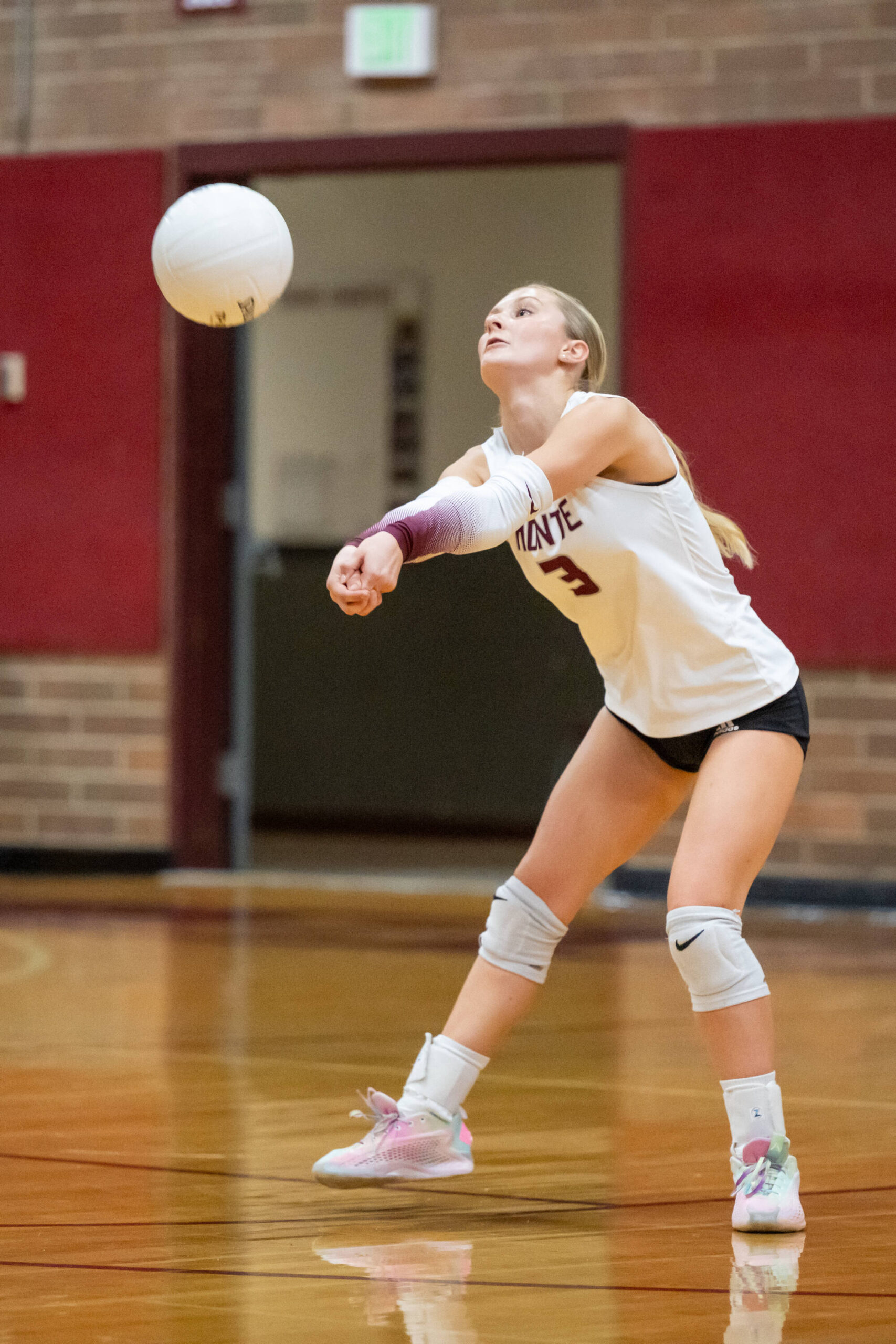 PHOTO BY FOREST WORGUM Montesano libero Bentley Warne, seen here in a file photo, lead the Bulldogs defense in a 3-1 win over Tenino on Tuesday at Tenino High School.