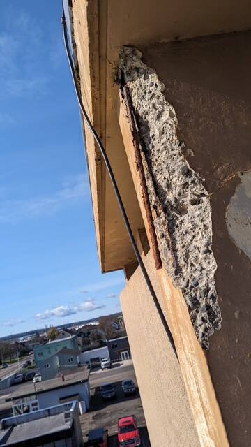 The Aberdeen Fire Departments fire houses masonry is in need of repair.