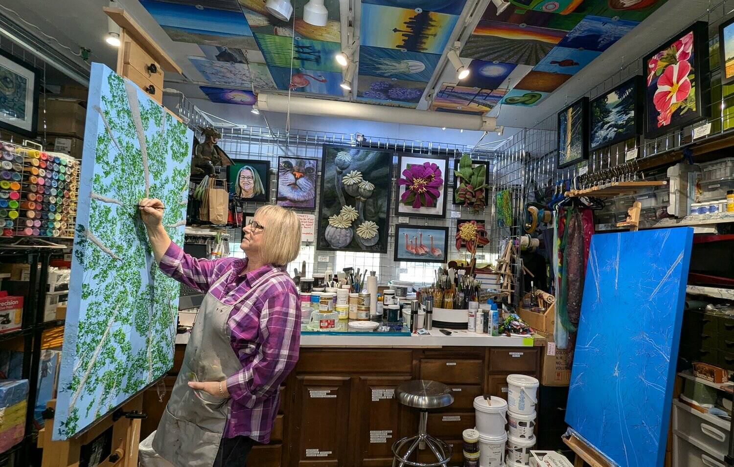 Rochester-area artist Joan Hitchcock cultivates her love of many different forms of art, landscapes