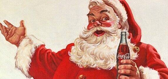 Coca-Cola
Haddon Sundblom’s Santa Claus for Coca-Cola.