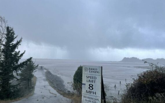 Pacific County Emergency Management 
A tornado /funnell cloud was in the vicinity of Illwaco Nov. 5.
