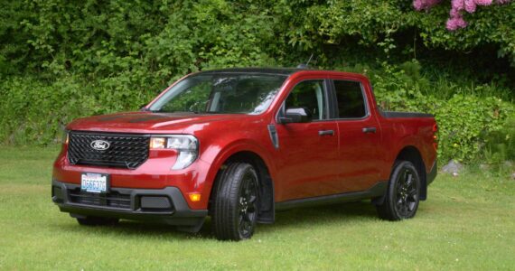 Polson Museum photos
This 2025 “Ruby Red” Ford Maverick hybrid raffle winner will be announced on Dec. 27.