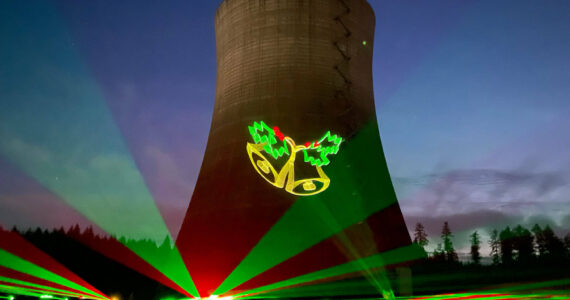 The Harbor Lights Music and Laser Show at the Satsop Business Park takes place Dec. 10 and 11, shows at 5, 7 and 9 p.m.