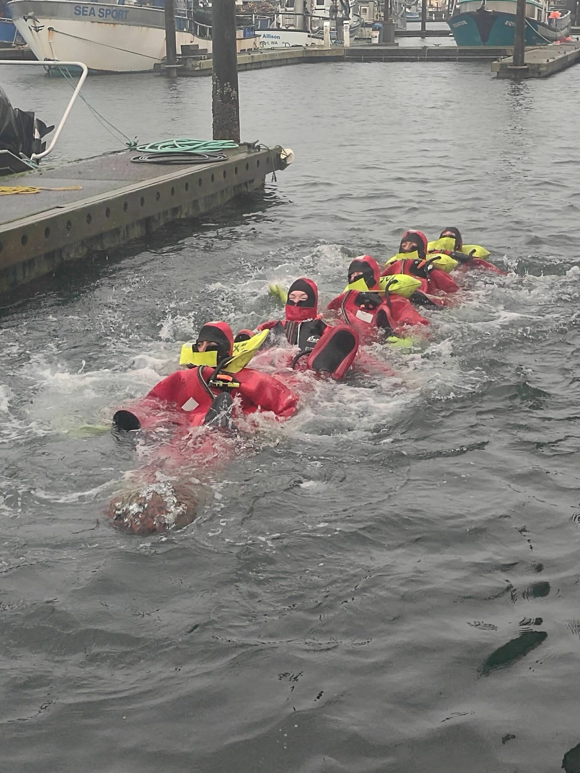 John Shaw
2025 Washington Fishermen’s Convention attendees participate in water safety training.