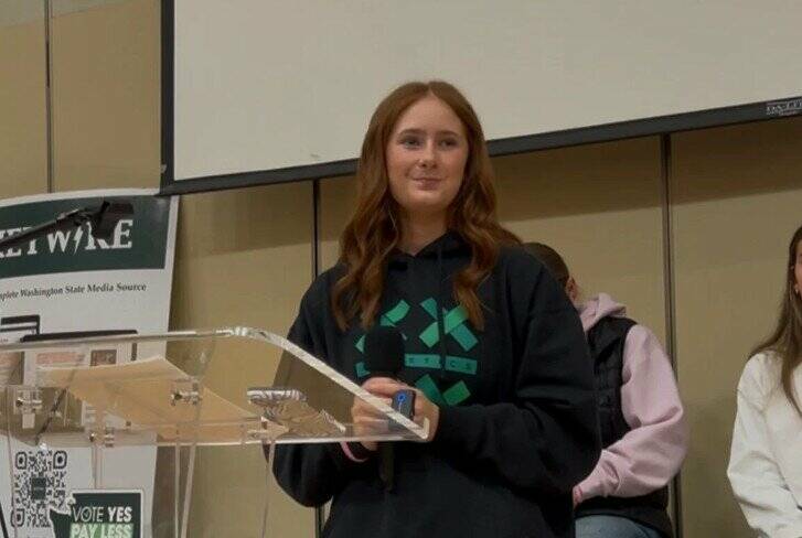 Carleen Johnson / The Center Square
Frances Staudt is a high school athlete in Washington state who refused to play against a team with a transgender player.