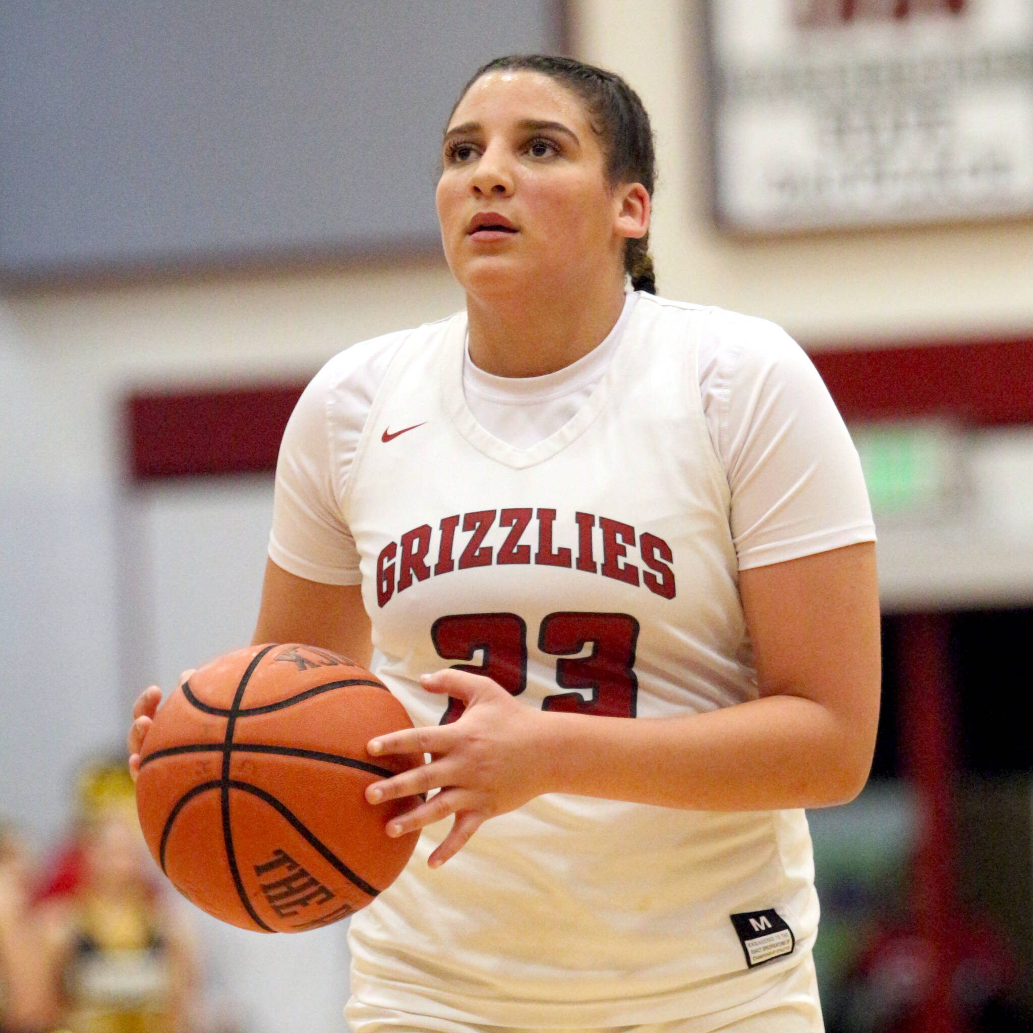 DAILY WORLD FILE PHOTO Hoquiam sophomore forward Aaliyah Kennedy, seen here in a game from Dec. 11, scored 23 points in a victory over Centralia on Thursday at Hoquiam High School.