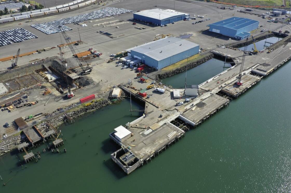 Port of Grays Harbor
The Port of Grays Harbors T4 Expansion Project under construction this summer.