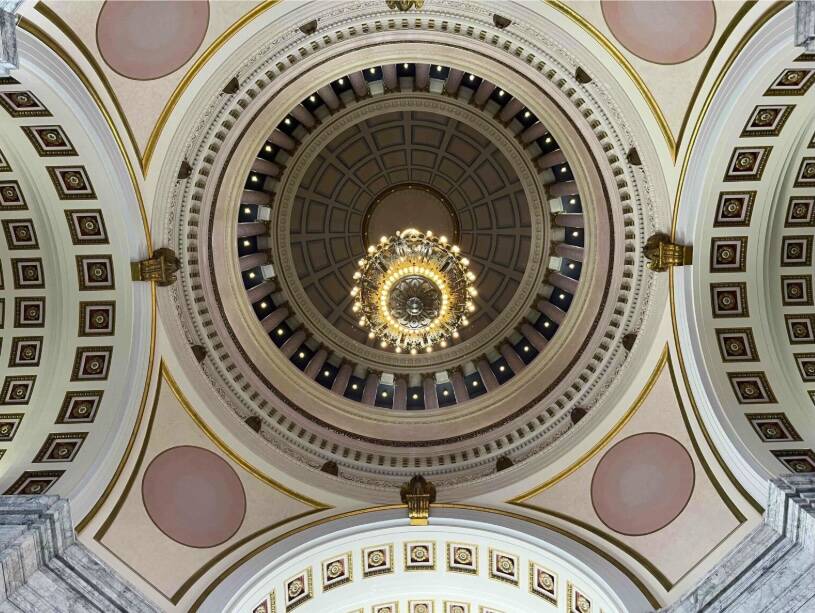 Washington State Standard
A view of the rotunda from inside the Washington state Capitol building
