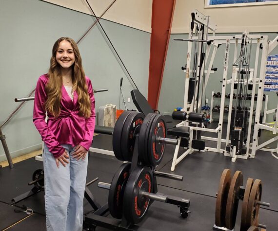 <p>Andrea Watts photos / The Daily World</p>
                                <p>Jacelyn Ralkey, a freshman at Elma High School and former student at McCleary School, led a fundraising effort to purchase new equipment for McCleary School&rsquo;s weight room.</p>