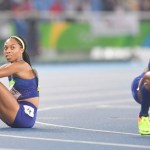 American Allyson Felix narrowly loses 400 to the Bahamas’ Shaunae Miller