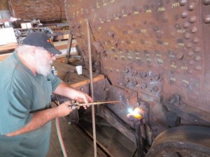 Work on Locomotive No. 45 steams ahead at Polson