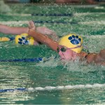 (Brendan Carl | The Daily World) Aberdeen&rsquo;s Mackayla Waltee won the 100-yard butterfly in a time of 1:12.88 on Wednesday. The Bobcats defeated Tumwater 127-55.
