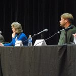 24th Legislative District candidates from left are Kevin Van De Wege, Danille Turissini, Mike Chapman and George Vrable. (BOB KIRKPATRICK|THE DAILY WORLD)