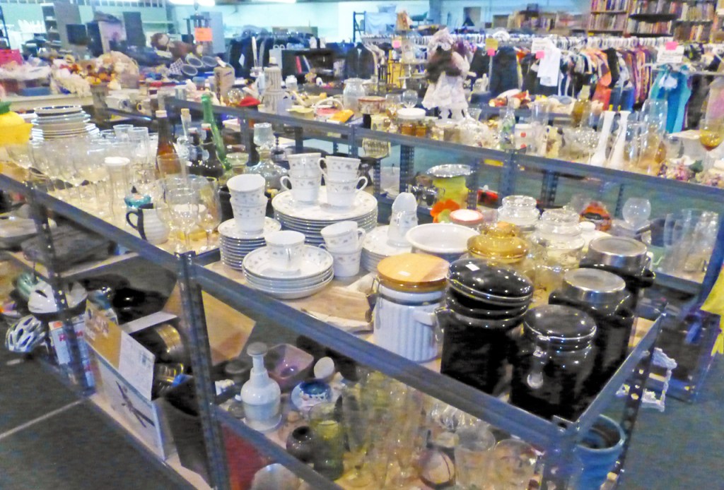 The retail space is jam-packed with gently used items for sale at bargain prices. BARB AUE | SOUTH BEACH BULLETIN