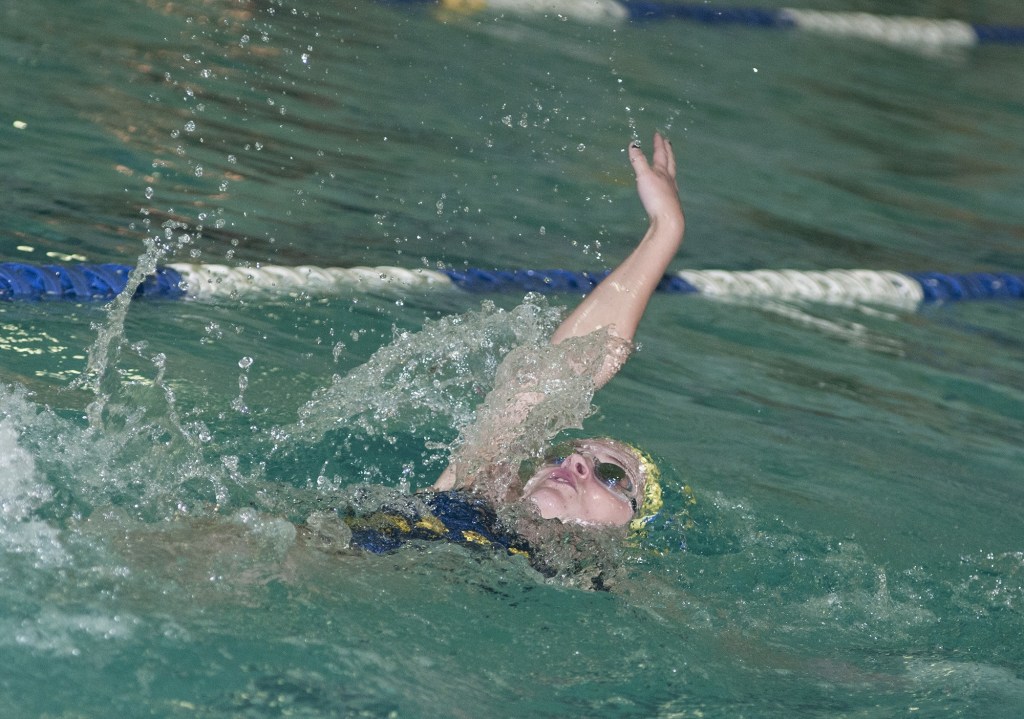 Aberdeen girls swimming honors its seniors in win over Timberline