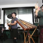 Photo by Sativa Miller &mdash; From left, Jamie Vanderberg, Brian Baker and John Keys of Beltaine play traditional Irish songs on the Banquet Room Stage at Galway Bay Irish Pub in 2014 as part of the annual Irish Music Festival. Beltaine will return to the festival again this year.