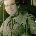 Wallace Van Eaton flew five of his 23 combat missions in World War II as a co-pilot on the bomber dubbed T-Square 54. (Photo courtesy Wallace Van Eaton)