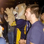 The streak is over. After six years of domination, this year it was Aberdeen High School&rsquo;s mascot that got to come through the door of the Grays Harbor PUD office to signify it was Aberdeen who took the title of 2016 Food Ball Champion. When the total food weight and money collected was tallied - each dollar counted for 10 pounds of food - Hoquiam High&rsquo;s 591,226.8 pounds fell almost 100,000 short of Aberdeen&rsquo;s 690,776. DAN HAMMOCK THE DAILY WORLD