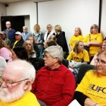 Hospital workers bring their case to the board