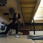 (Brendan Carl | The Daily World) Aberdeen&rsquo;s Iliana Mercado bowls a frame during practice on Wednesday.