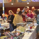 (ANGELO BRUSCAS|GH NEWSPAPER GROUP) Coastal Interpretive Center: Volunteers enjoy dinner at the VFW hall courtesy of the Coastal Interpretive Center staff and board.