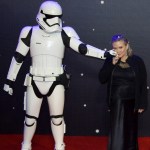 Carrie Fisher attends the &ldquo;Star Wars: The Force Awakens&rdquo; European Premiere held on Dec. 16, 2015 in London. (Bakounine/Abaca Press)