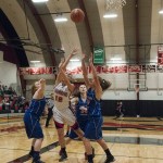 (Brendan Carl | The Daily World) Raymond&rsquo;s Mikayla Collins puts up a shot against Valley on Thursday.