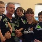 (Stephanie Morton | The Vidette)                                The Hathaways added another little person to their family when they adopted Easton on Friday, Nov. 18. From left: Charles, 5, Herb Hathaway, Jaycee, 5, Tammy Hathaway and Easton, 2. Charles and Jaycee were also adopted from foster care by the Hathaways.