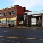 The old Selmer&rsquo;s building stands on the left in this photograph taken in December. Constructed in the 1920s, it&rsquo;s standing on the future site of the Gateway Center. Thoughts about whether the building should be torn down, portions of it preserved or totally restored for future use are surfacing. (Terri Harber|The Daily World)