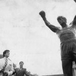 In this 1982 file photograph, Mayor William Green and actor Sylvester Stallone, left, unveil the &ldquo;Rocky&rdquo; statue at the Philadelphia Museum of Art. (Philadelphia Inquirer)