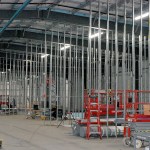 The marijuana growing facility at the Satsop Business Park is on a rapid construction path. Workers are busy dividing the large warehouse into plant growing rooms, which will then be outfitted with the different lights needed to grow the plants from clones to flowering and everything in between. At peak production the facility is expected to produce more than a half-ton of marijuana a month, which will be securely shipped to a processing facility, likely Northwest Cannabis Solutions in Olympia. DAN HAMMOCK THE DAILY WORLD