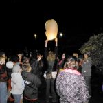 A vigil was held for Montesano murder victim Kenneth Koonrad at Fleet Park Thursday evening. Hundreds of friends, family and community members gathered, shared memories and sent lighted balloons aloft to honor the single father, found dead of gunshot wounds at a residence in Shelton Tuesday.