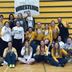 (Brendan Carl | The Daily World) Aberdeen poses for a picture after winning the team title on Saturday.