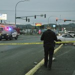 The roadway was blocked until just after 8 p.m. The investigation is ongoing.