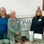 Robert Gray Chapter members from left are Diane Carter, Sandy Sterling, Doris Sigman, Kristi Beitzel and Joyce Thomasson. Not pictured are Maurita White and Leona Olson. (LEE THOMASSON PHOTO)