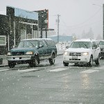 Snow leads to school closures, wrecks, chance for more lingers to midweek