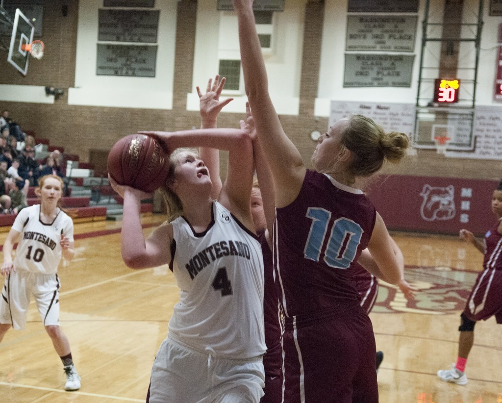Montesano breaks up Stevenson in district girls opener