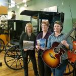 Photographer Cathy Russ, author Jan Bono and singer/song writer Jessica Porter offered insight of their respective crafts to visitor at the Museum March 5. (PHOTO BY LAURIE BOWMAN)