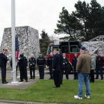 New flags, flagpole for Ocean Shores entrance
