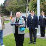 New flags, flagpole for Ocean Shores entrance