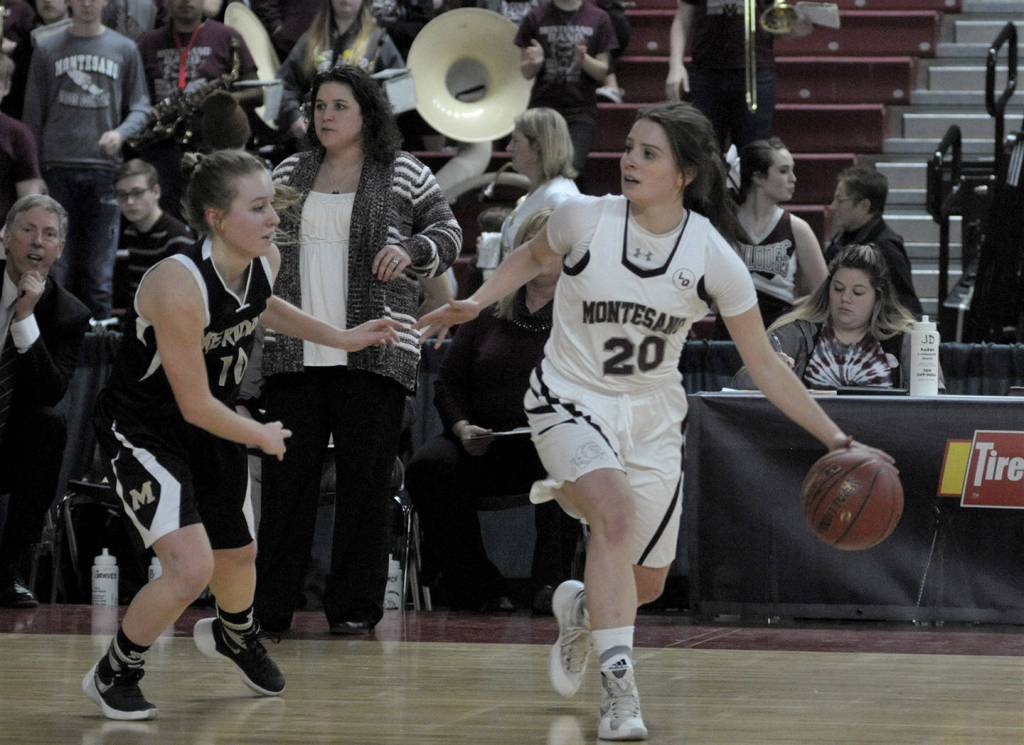 Montesano falls to Meridian, 54-49